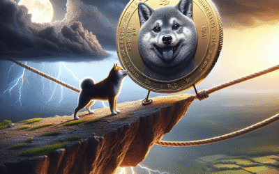 Dogecoin price nears breaking point as price action tightens within a bearish pattern