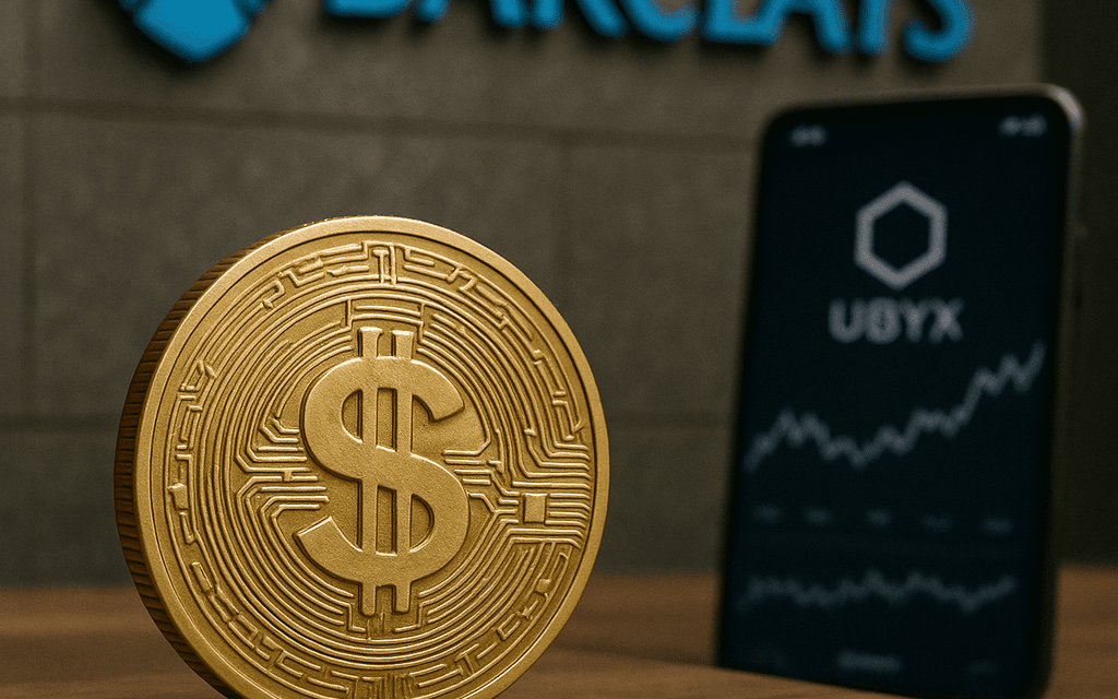 Barclays steps into stablecoin infrastructure with Ubyx investment