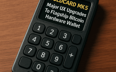 Coinkite Launches Coldcard MK5: Major UX Upgrades To Flagship Bitcoin Hardware Wallet