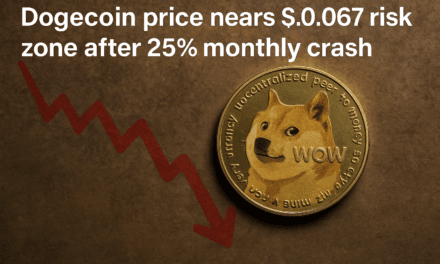 Dogecoin price nears $0.067 risk zone after 25% monthly crash