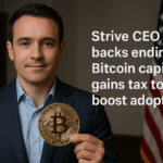 Strive CEO backs ending Bitcoin capital gains tax to boost adoption