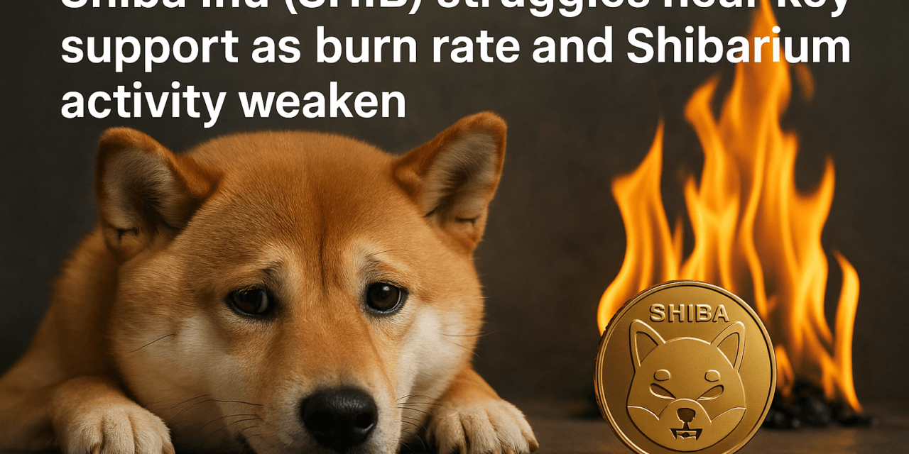 Shiba Inu (SHIB) struggles near key support as burn rate and Shibarium activity weaken