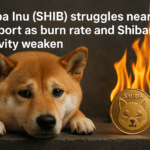 Shiba Inu (SHIB) struggles near key support as burn rate and Shibarium activity weaken