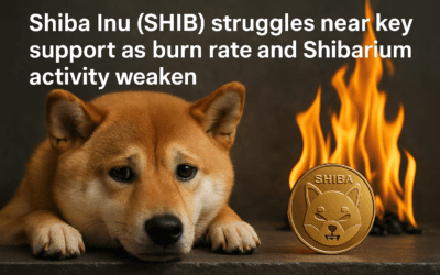 Shiba Inu (SHIB) struggles near key support as burn rate and Shibarium activity weaken