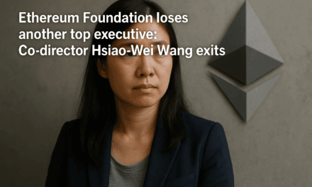 Ethereum Foundation loses another top executive: Co-director Hsiao-Wei Wang exits