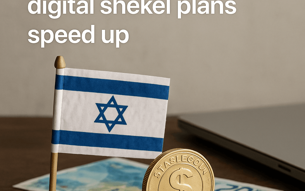 Israel signals tougher stablecoin rules as digital shekel plans speed up