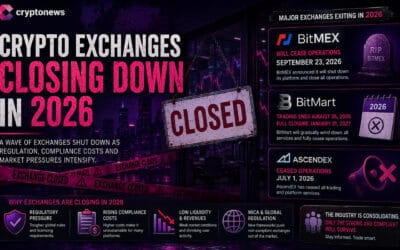 Crypto Exchange Shakeout Deepens as BitMEX, BitMart, and AscendEX Exit the Market
