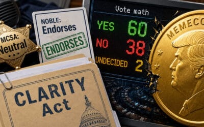 Trump memecoin ethics fight still controls CLARITY Act vote after law enforcement opposition cracks