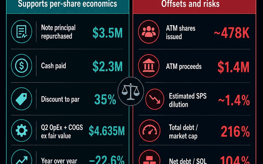 DeFi Development Reports .3M Q2 Loss Amid Debt, Dilution