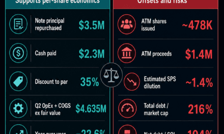 DeFi Development Reports .3M Q2 Loss Amid Debt, Dilution