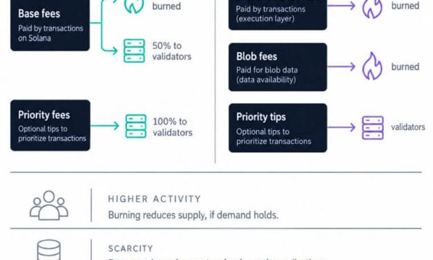 Solana flips Ethereum in fees, while ETH holds the burn lead