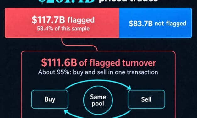 Solana DEX volume spike hides circular trades, and automated bots are blamed