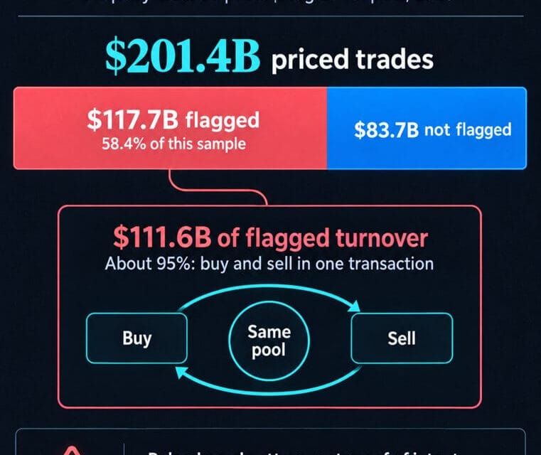 Solana DEX volume spike hides circular trades, and automated bots are blamed